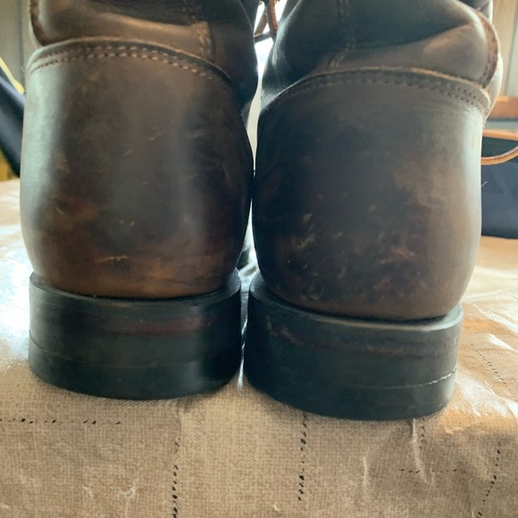 JUSTIN Brown Ladies vintage style boots(DISTRESS) - Picture 10 of 13